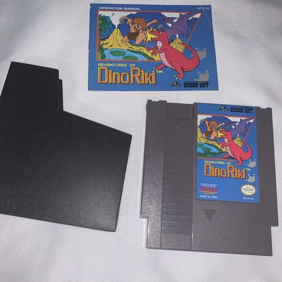 Adventures Of Dino Riki Nintendo Entertainment System Cart And Manual Included - Picture 2 of 7